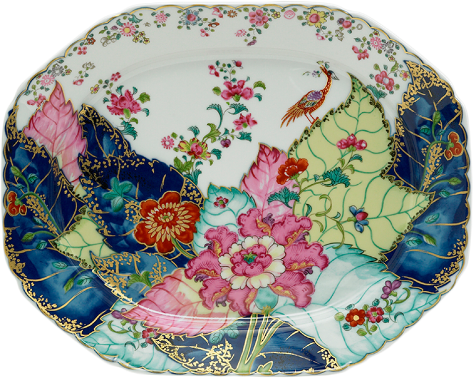 Mottahedeh Tobacco Leaf 13 Inch Platter - Mottahedeh Platter, Tobacco Leaf | Williams Sonoma (1507x1000), Png Download