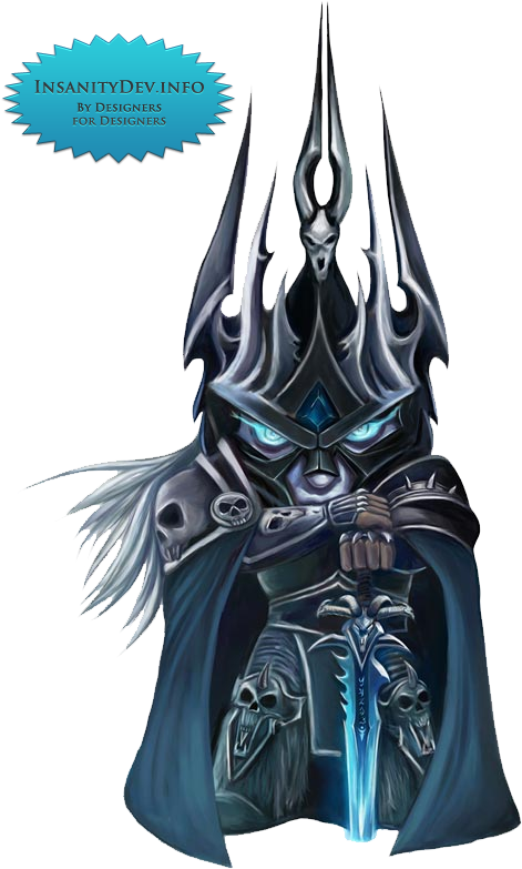 I'm Sorry But My Rendering Skills Are Not Verry Good - Lich King Fan Art (532x808), Png Download