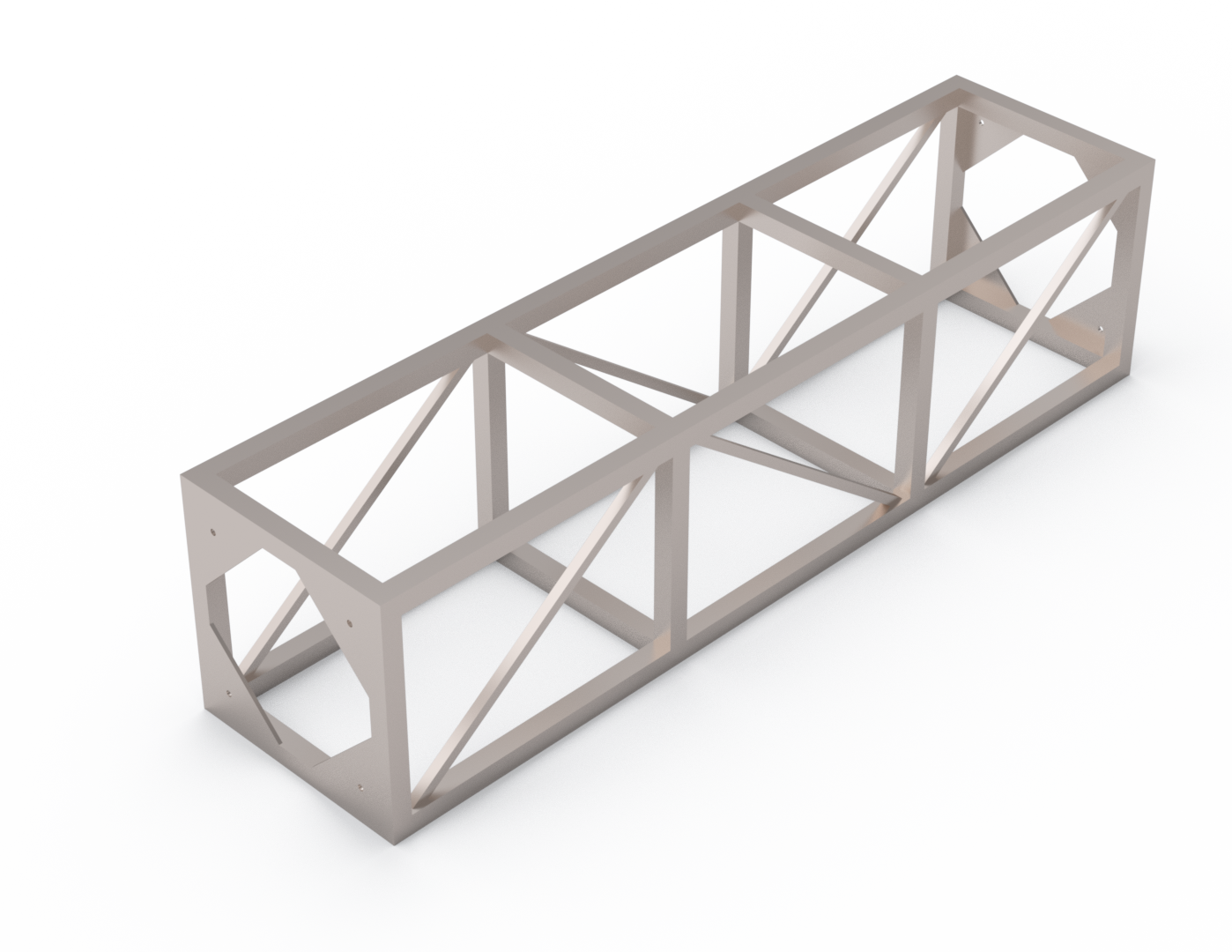Box Steel Truss - Steel (1398x1080), Png Download