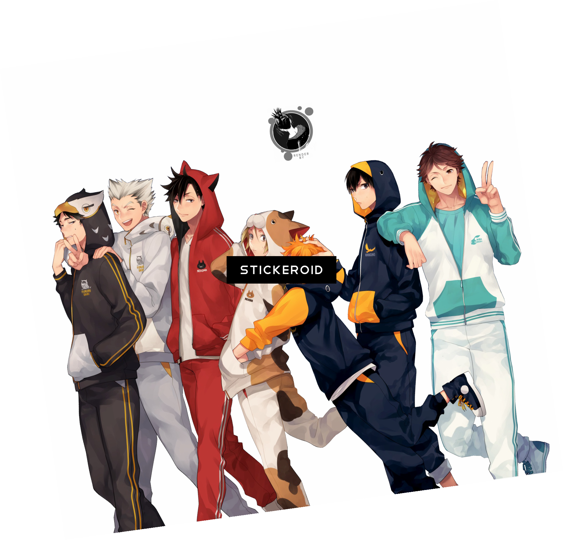 Haikyuu Anime - Portable Network Graphics (1846x1771), Png Download