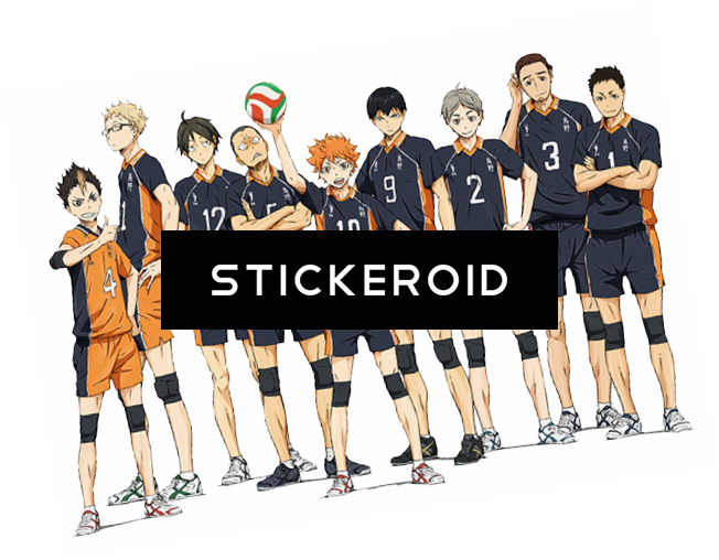 Haikyuu Anime (652x508), Png Download