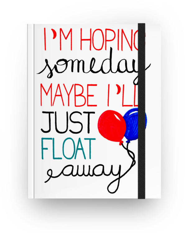 Caderno Float Away - Graphic Design (800x800), Png Download