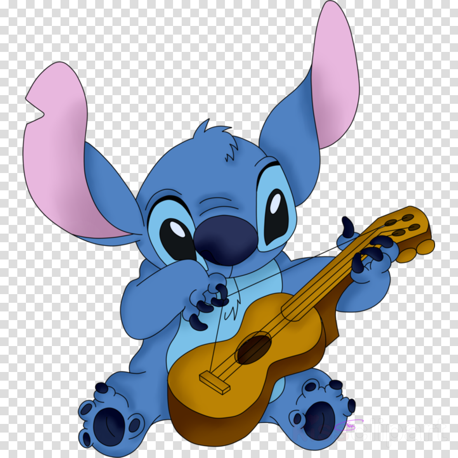 Stitch Ukulele Png (900x900), Png Download