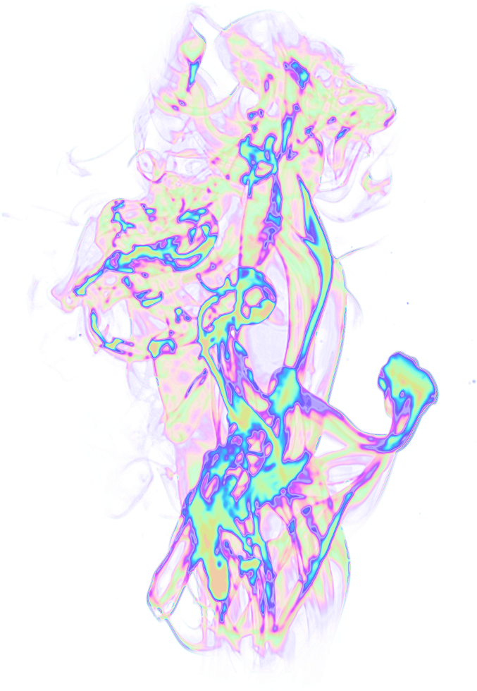 Smoke Holo Holographic Tumblr Vaporwave Aesthetic Freet (1024x1024), Png Download