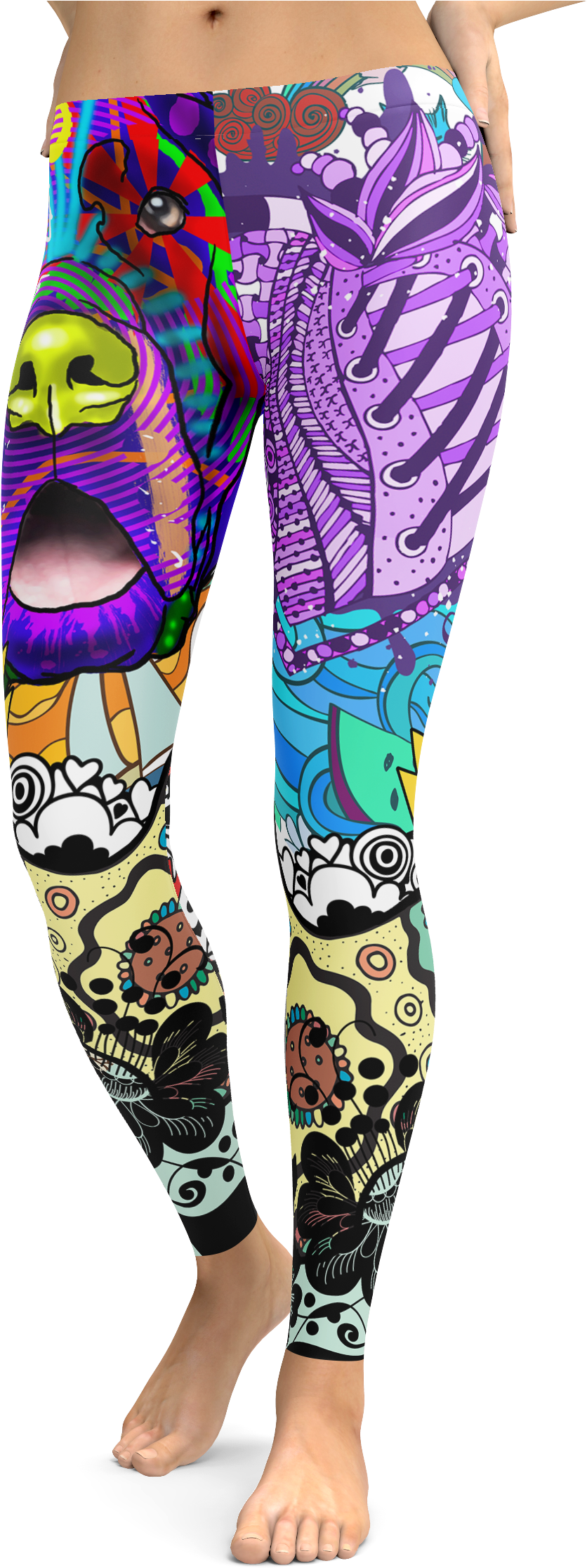 Great Dane Dog Breed Leggings - Dog Breed (1000x2300), Png Download