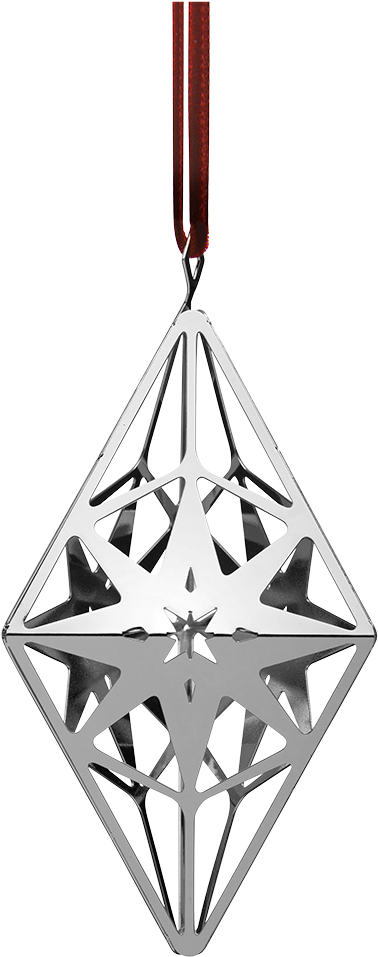 Rhombus Hanger H11 3 Silver Coloured Karen Blixen - Rosendahl Copenhagen Diamond Hanger 11,3 Cm (1200x1200), Png Download