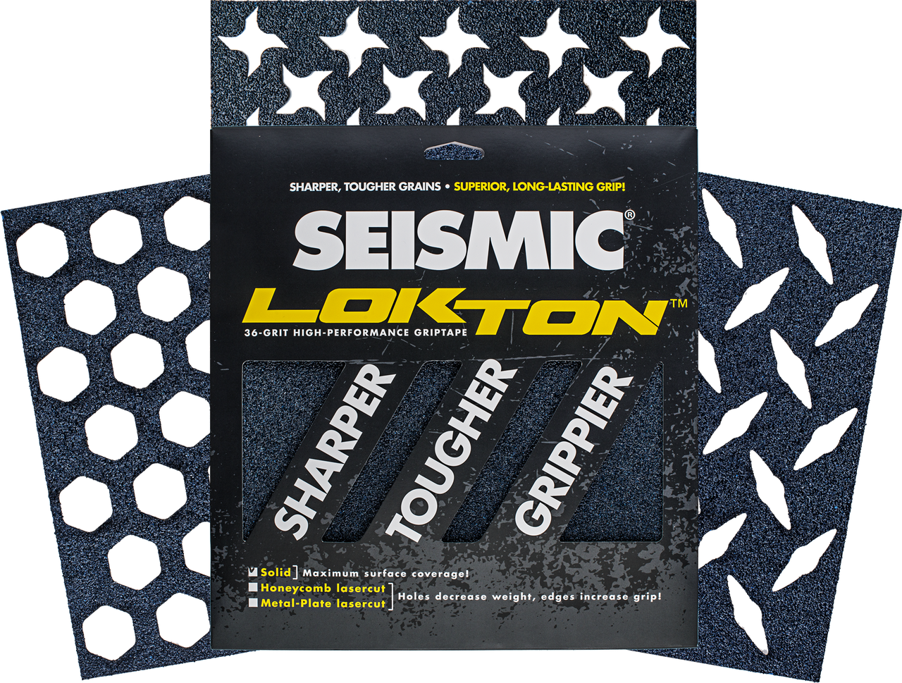 Lokton Grip Packs - Seismic Lokton Grip Squares Solid Blue 36grit (1280x969), Png Download