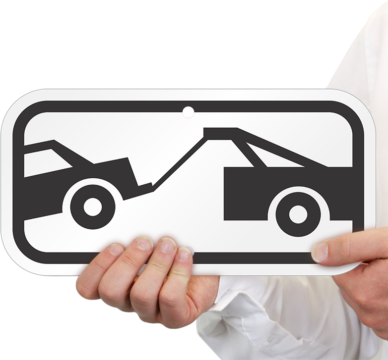 Tow Away Truck Symbol Sign Towing Sign (800x800), Png Download
