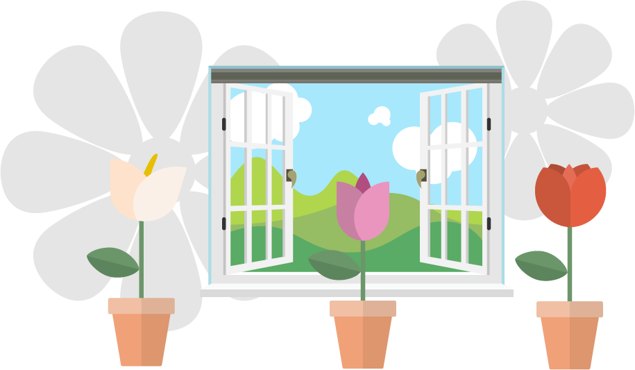 Studies Show That Contact With Nature Has A Positive - Benefits Of Window View Infographic (915x533), Png Download