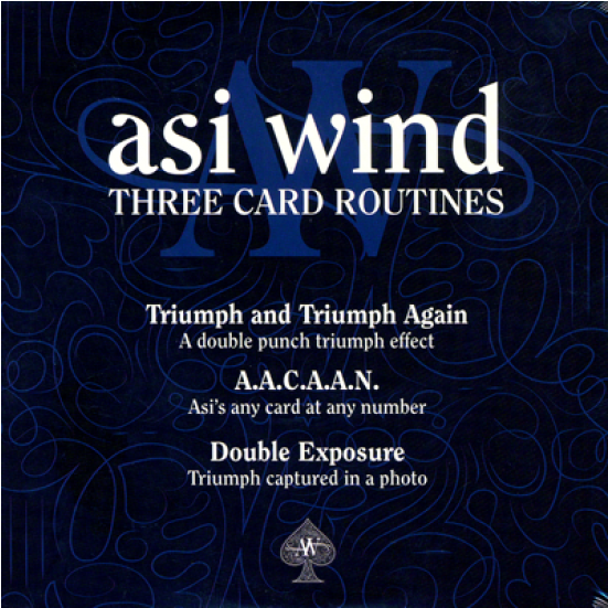 Three Card Routines By Asi Wind Dvd (980x550), Png Download