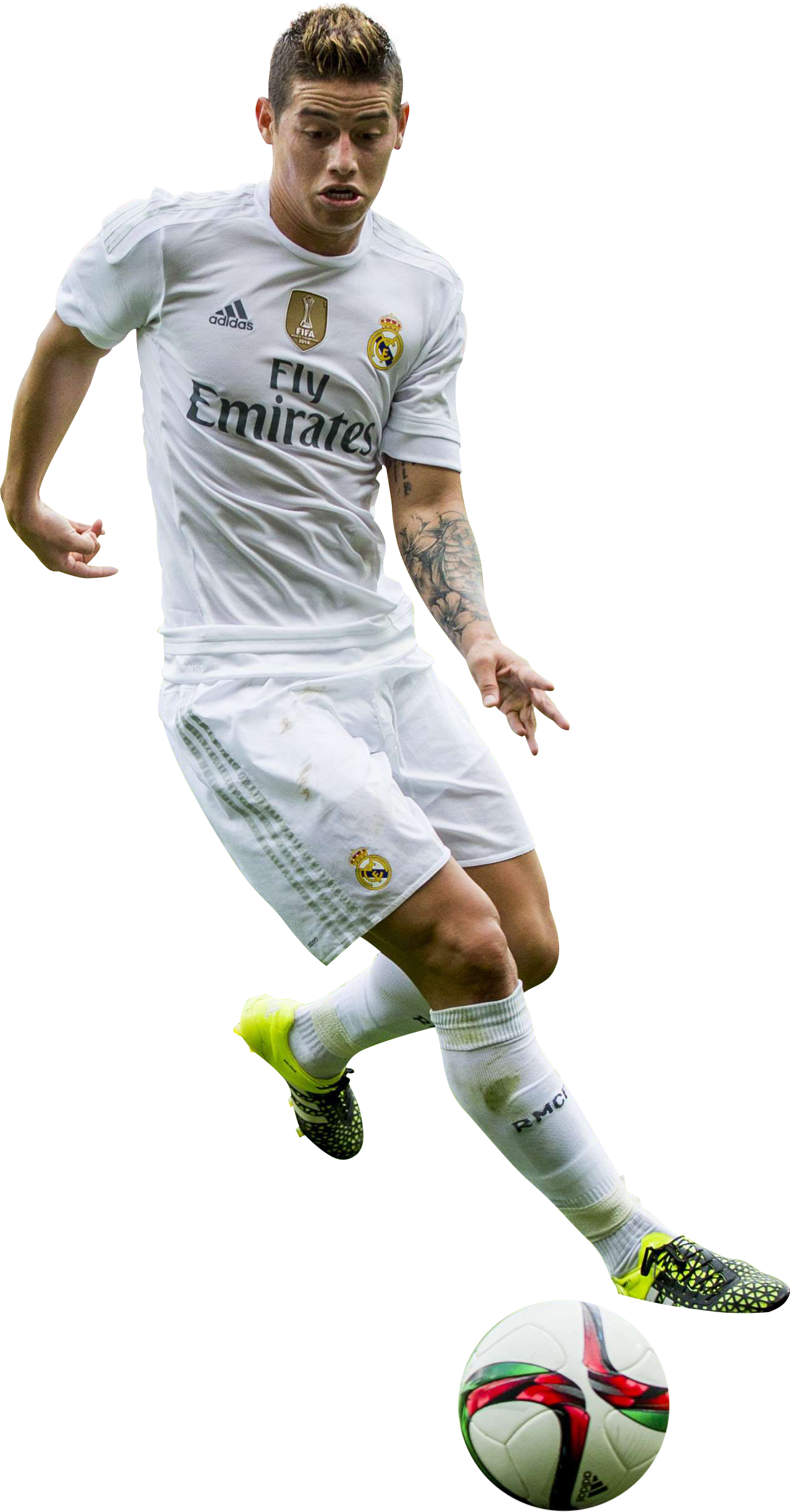 James Rodriguez Render - James Rodriguez Png 2016 (1280x2451), Png Download