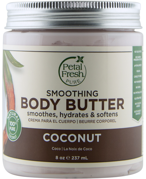 Ultra Moisturizing Coconut Body Butter - Petal Fresh Body Butter (800x800), Png Download