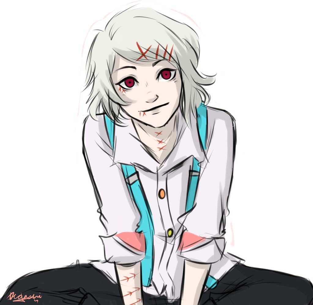 Anime Tokyoghoul Ghoul Ccg Tomboy - Tokyo Ghoul (1023x996), Png Download