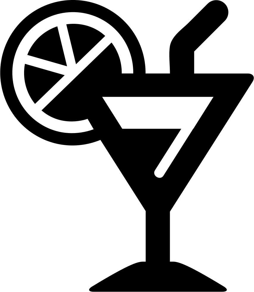 Lemonade Cocktail Glass Comments - Vaso De Coctel Silueta Png (854x981), Png Download