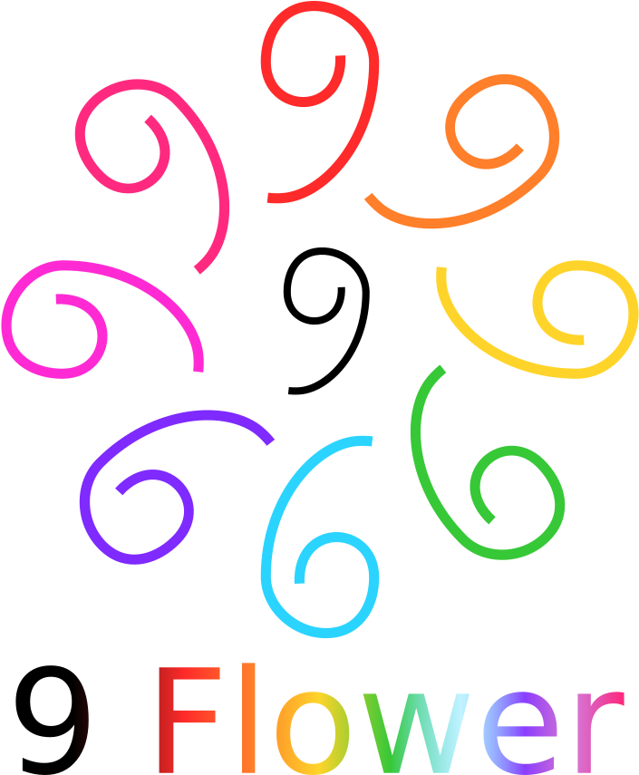 9 Flower - Wikimedia Commons (1094x1094), Png Download