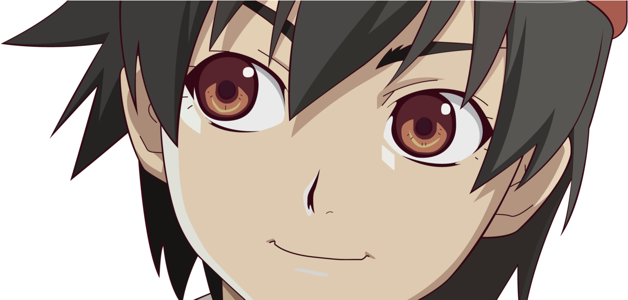 255 Kb Png - Kanbaru Suruga Short Hair (1280x601), Png Download