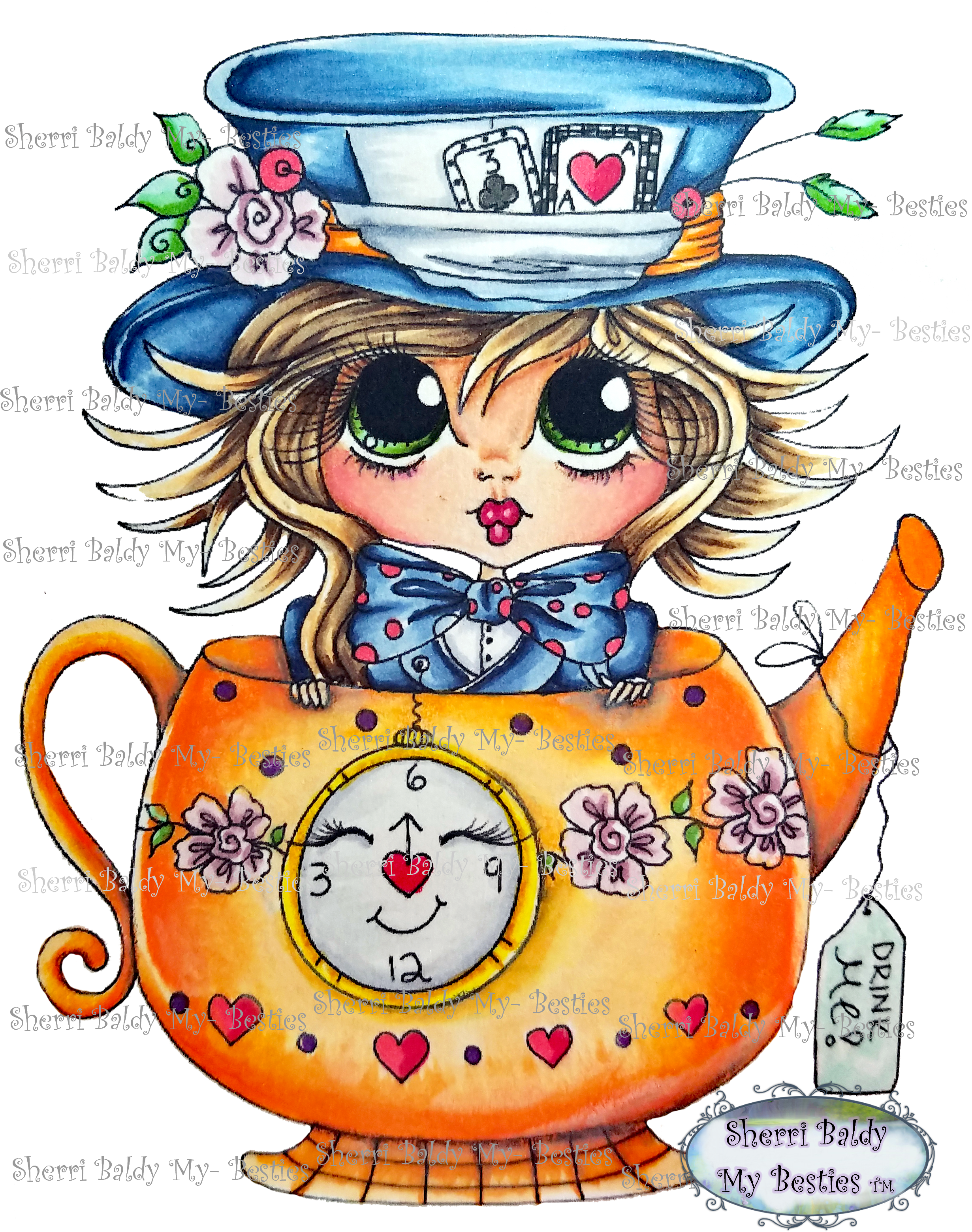 Cup Clipart Mad Hatter Tea - New My Besties Single-sided Paper 6"x6" 8/pkg (2486x3147), Png Download