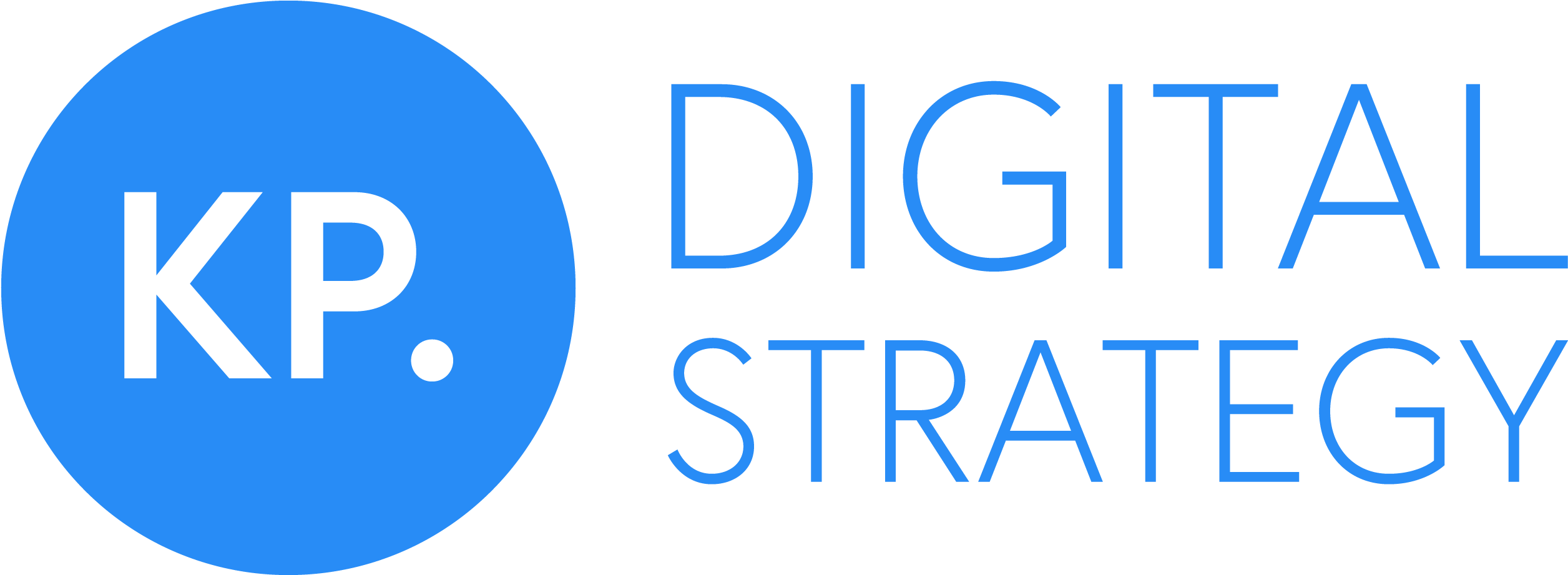 Kp Digital Strategy - Dji Go Logo (2650x1020), Png Download