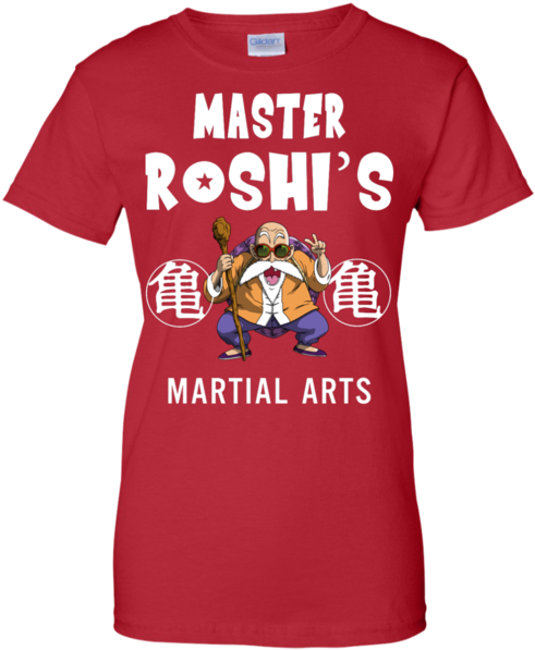 Ripple Junction Dragon Ball Z Master Roshi's Dojo Ladies - T Shirt Design For Christmas (600x600), Png Download
