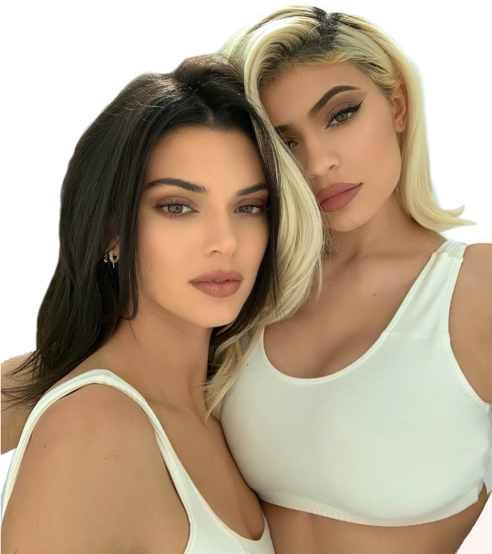 #kendall Jenner #kylie Jenner - Kendall Jenner And Kylie Jenner Selfie (700x874), Png Download
