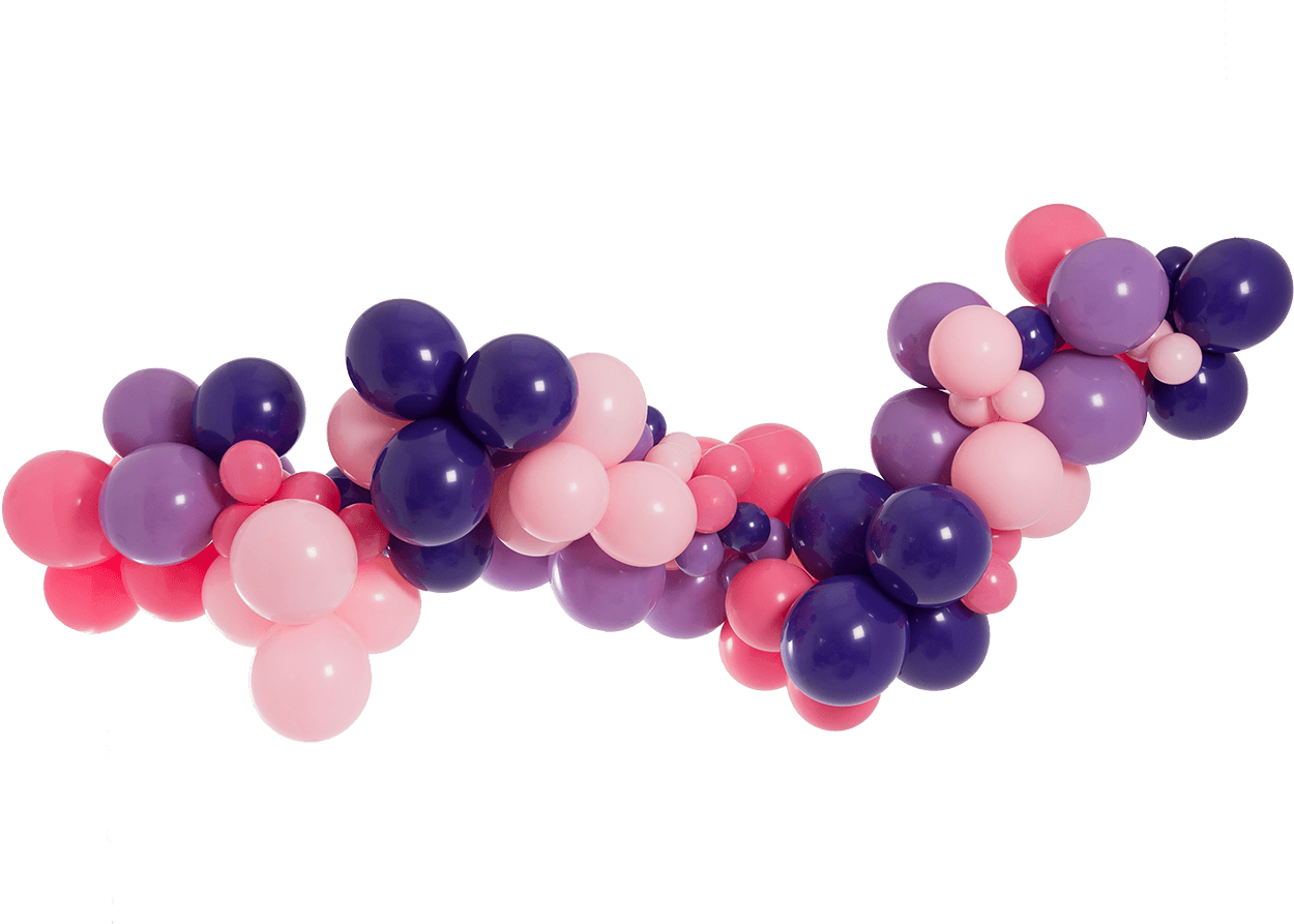 Pink Paw Balloon Garland Kit - Balloon (1400x1400), Png Download