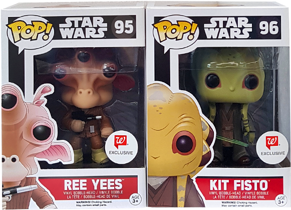 Walgreens Exclusive Duo Pop Vinyl Figures Bundle - Funko Pop! Star Wars Ree Yees Vinyl Bobble Head #95 (600x600), Png Download