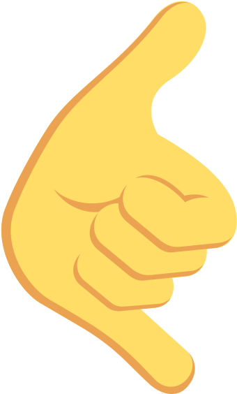 240 × 240 Pixels - Hand Emoji (600x600), Png Download