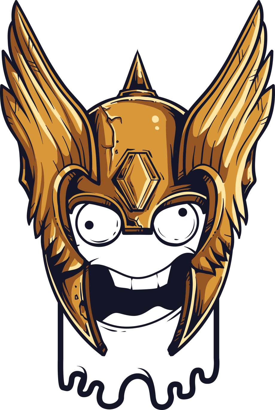 Funny Ghost A Funny Ghost Emoji Shi Buy Now Shop Threadless - Crazy Warrior (919x1369), Png Download