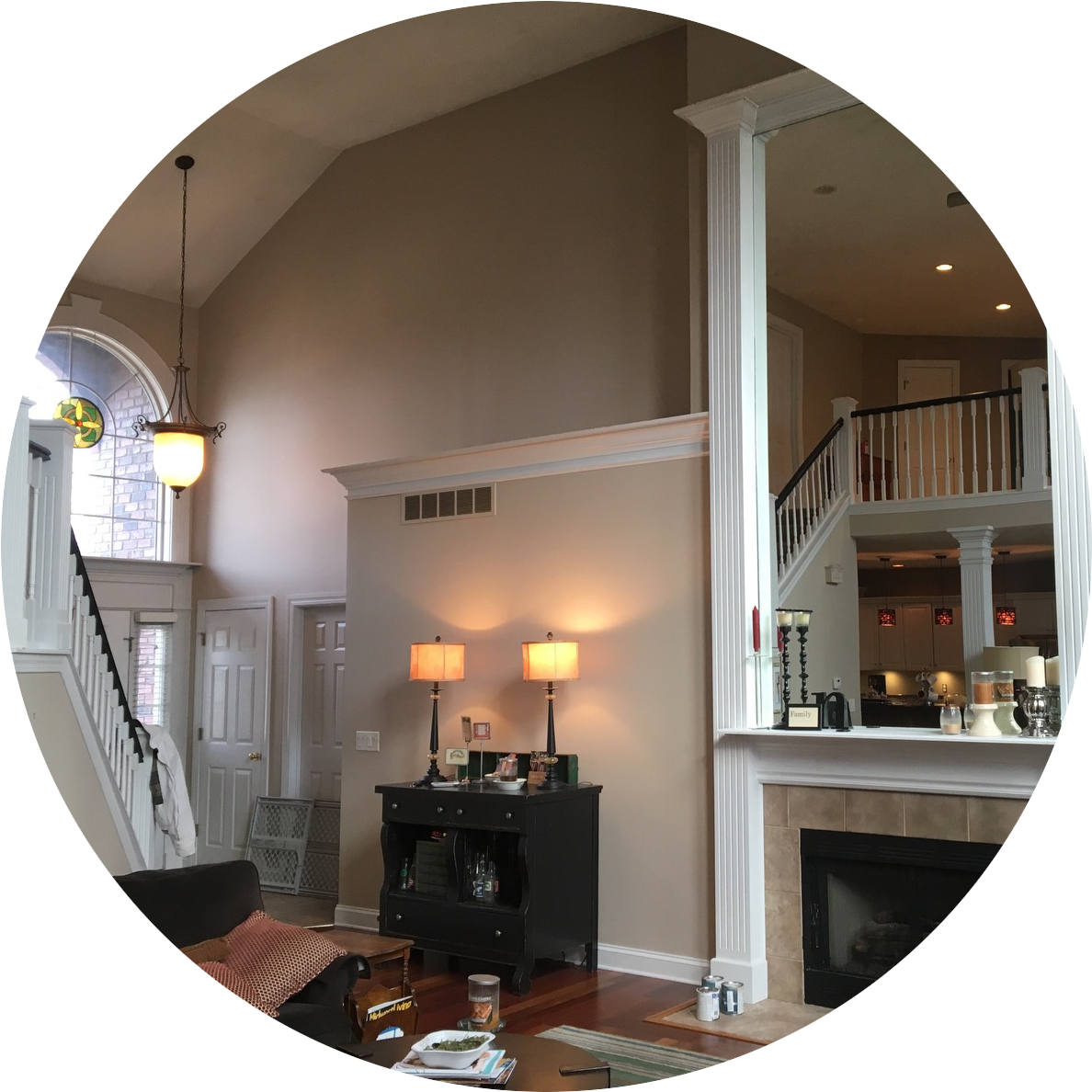 ⟵exterior Painting - Interior Design (1187x1195), Png Download