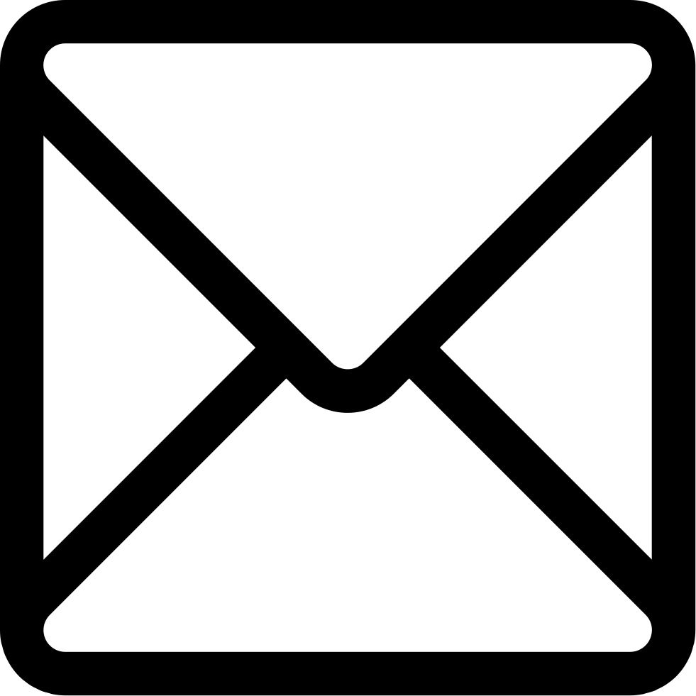 Svg Royalty Free Icon Free Download Onlinewebfonts - Mail Icon Vector Png (981x981), Png Download