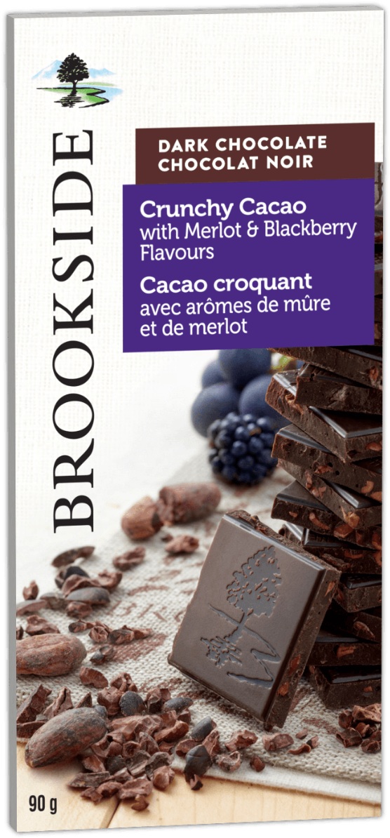 Bite Into Brookside Dark Chocolate And Taste The Difference - Brookside Brookside Dark Chocolate Crunchy Cacao With (1280x1280), Png Download
