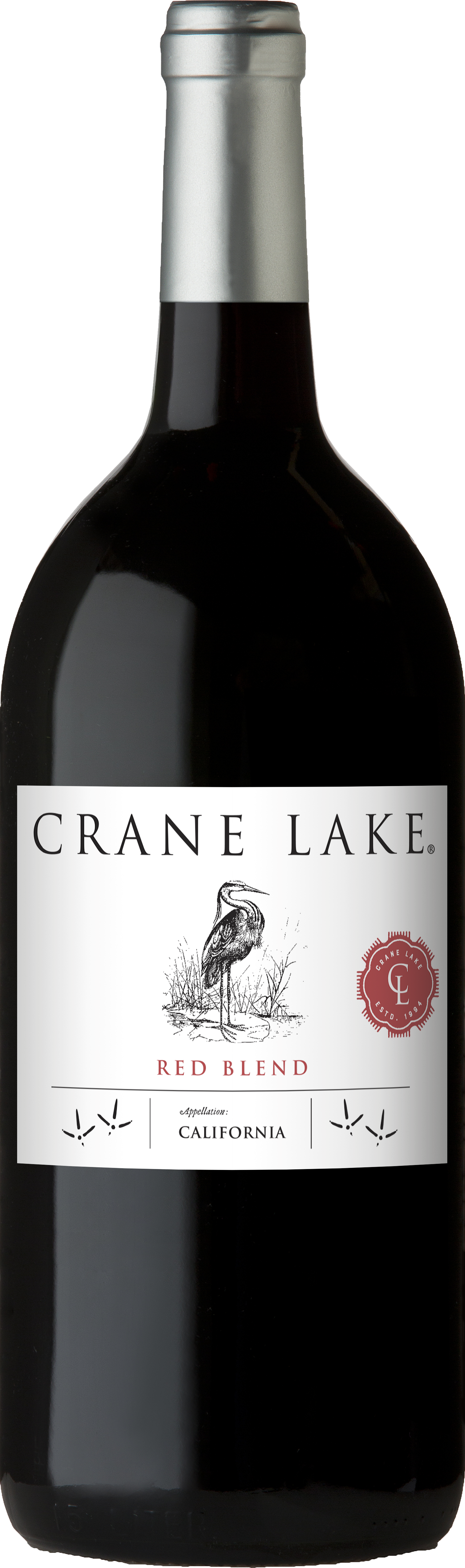 Crane Lake Red Blend - Crane Lake Merlot 2015 (1602x5408), Png Download