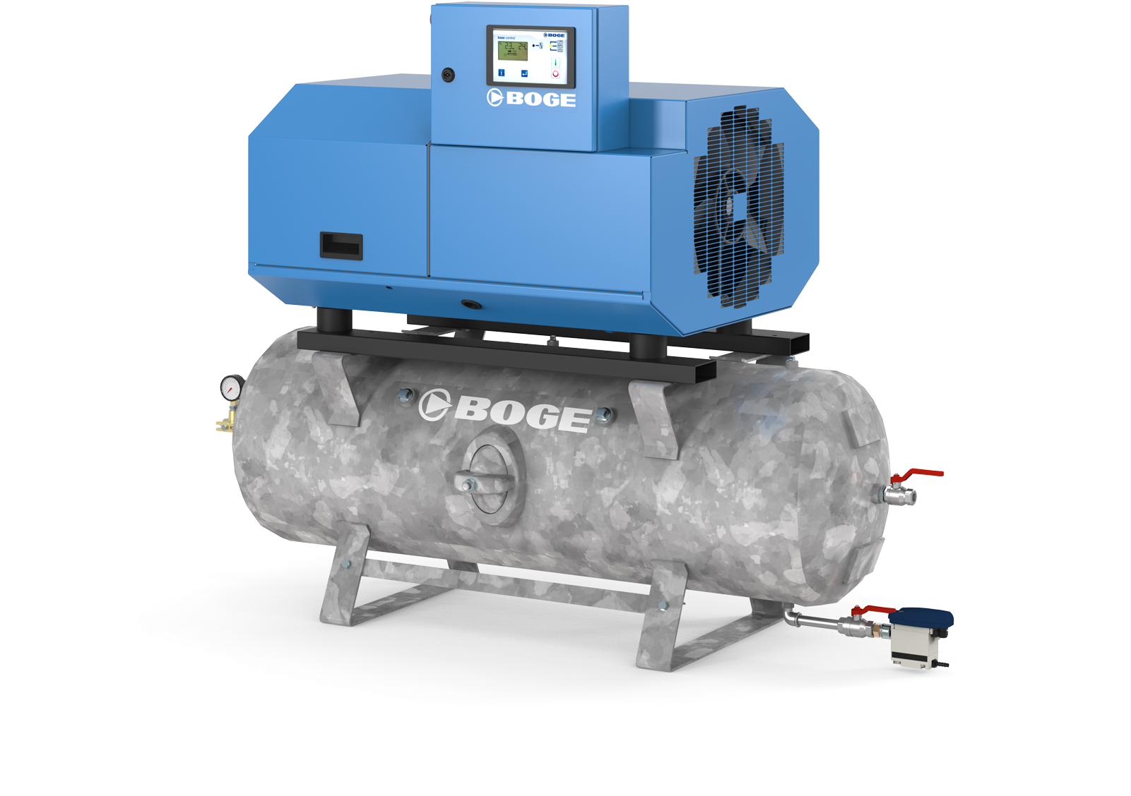 Piston Compressors Of The K Series Work With An Innovative, - Compressor (1600x1600), Png Download