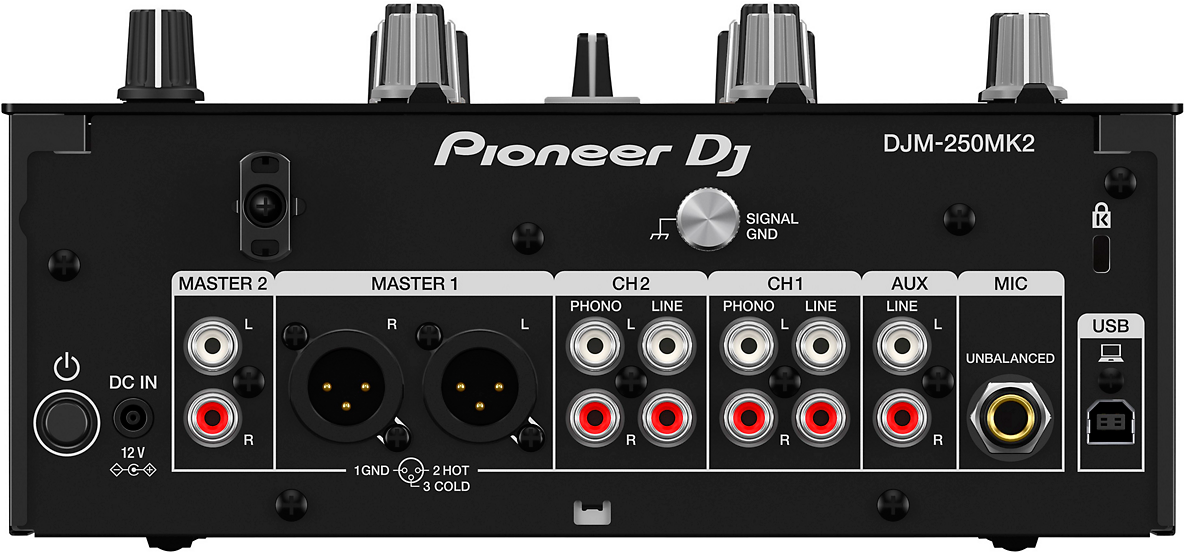 Pioneer Djm 250mk2 2 Channel Dj Mixer With Rekordbox - Pioneer Djm 250 Mk2 (1183x1167), Png Download