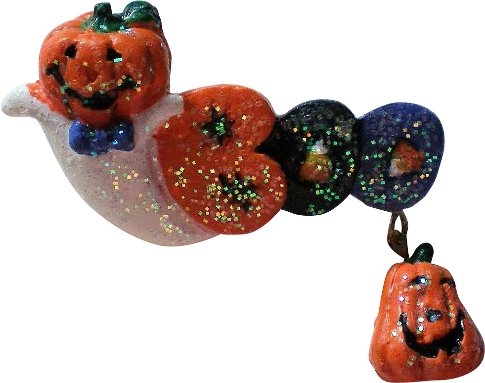 Halloween Ghost Boo Pin With Pumpkin Jack O Lantern - Halloween (980x980), Png Download