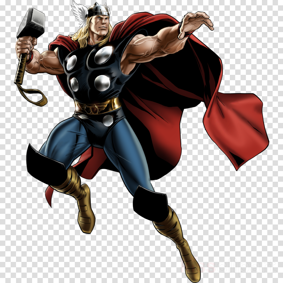 Thor Marvel Comics Clipart Thor The Avengers Iron Man - Marvel Thor (900x900), Png Download