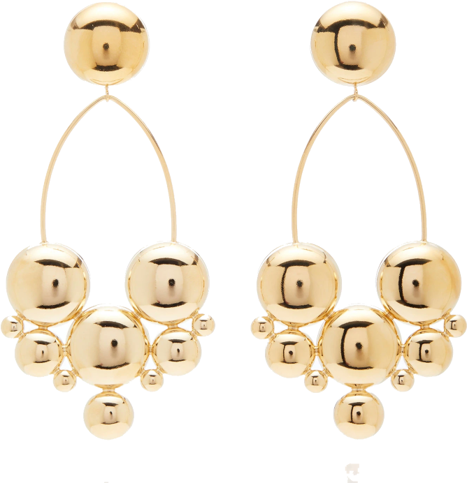 Isabel Marant Gold Earrings - Gold-tone Chandelier Earrings (800x746), Png Download