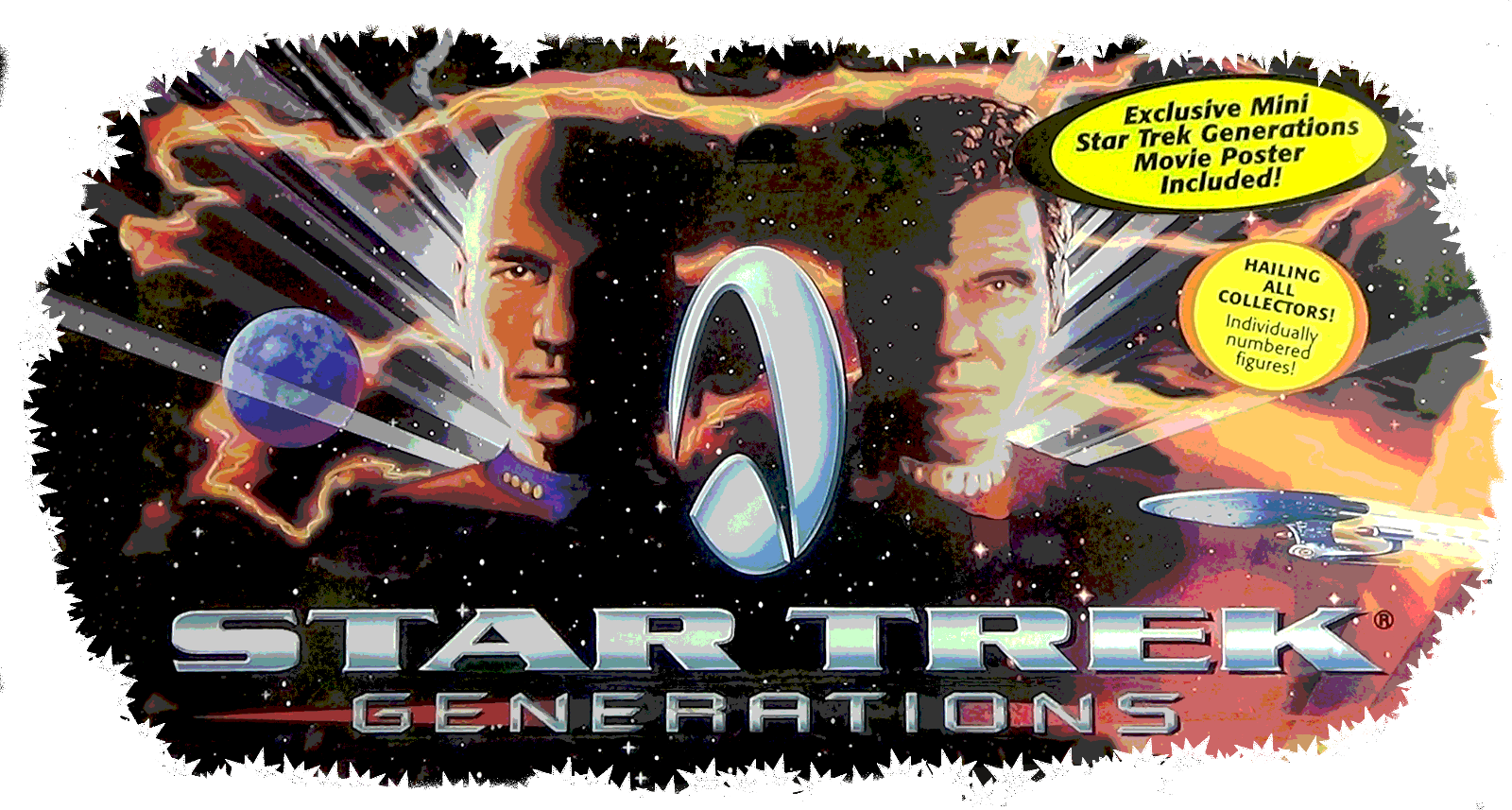 This Item Includes A 100% Money Back Guarantee - Star Trek: Generations Betor Action Figure (1600x857), Png Download