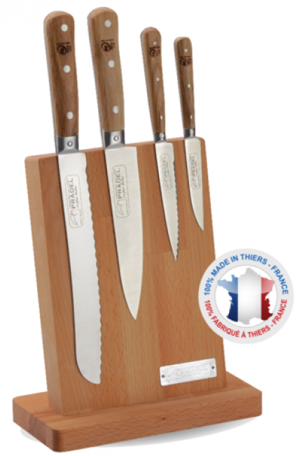 Jean Dubost 1920 Pradel 4 Piece Kitchen Set Magnetic - Jean Dubost 6 Knives In Block (650x650), Png Download