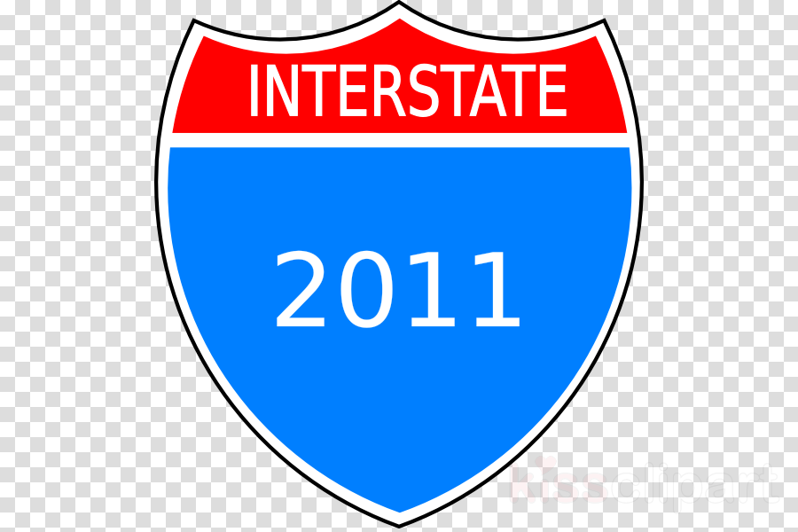 Interstate Highway Sign Clipart Interstate 80 Road - Interstate Highway Sign (900x600), Png Download