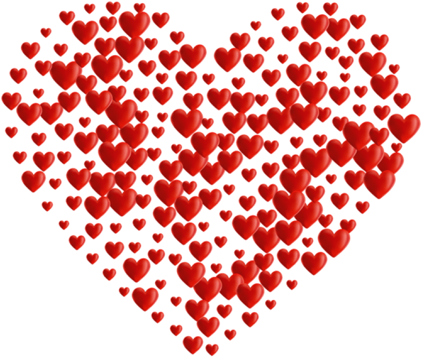 Free Png Heart Of Hearts Png Images Transparent - Free Clipart Transparent Heart (850x720), Png Download