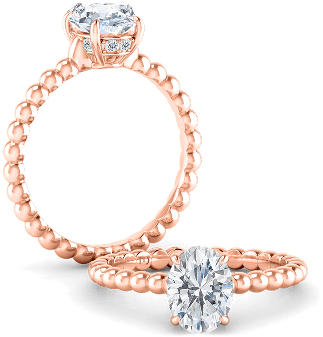 When Two Hearts Become One - Danhov Classico Engagement Ring (1000x750), Png Download