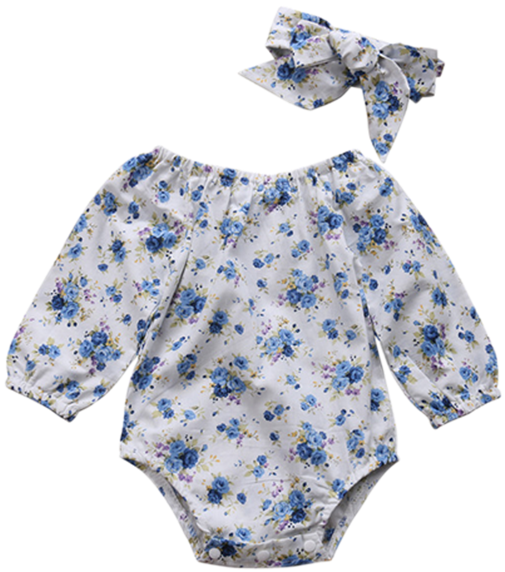 Petite Bello Playsuit 0-6 Months Tiana Floral Playsuit - Romper Suit (600x600), Png Download
