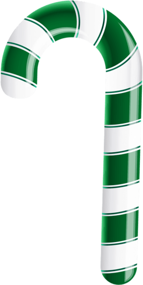 Christmas Candy Cane Green Png Png - Candy Cane Green (480x939), Png Download