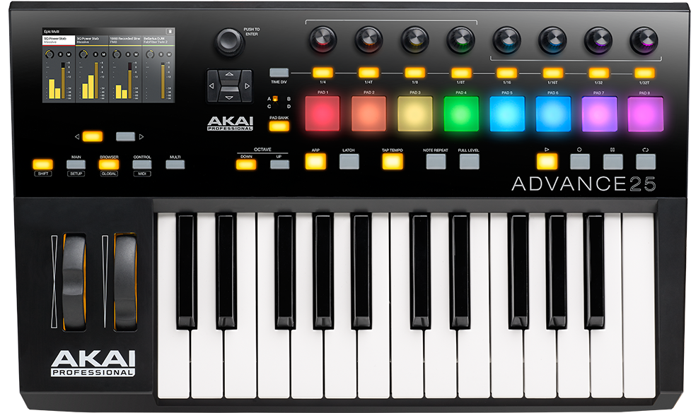 Akai Professional Advance - Akai Advance 25 Keyboard (1200x750), Png Download