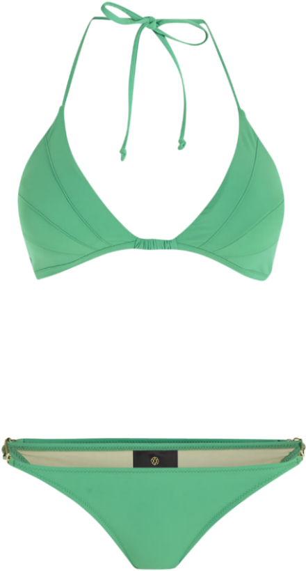 Valimare Sirena String Green Bikini Top & Bottom - Peeping-t (800x1020), Png Download