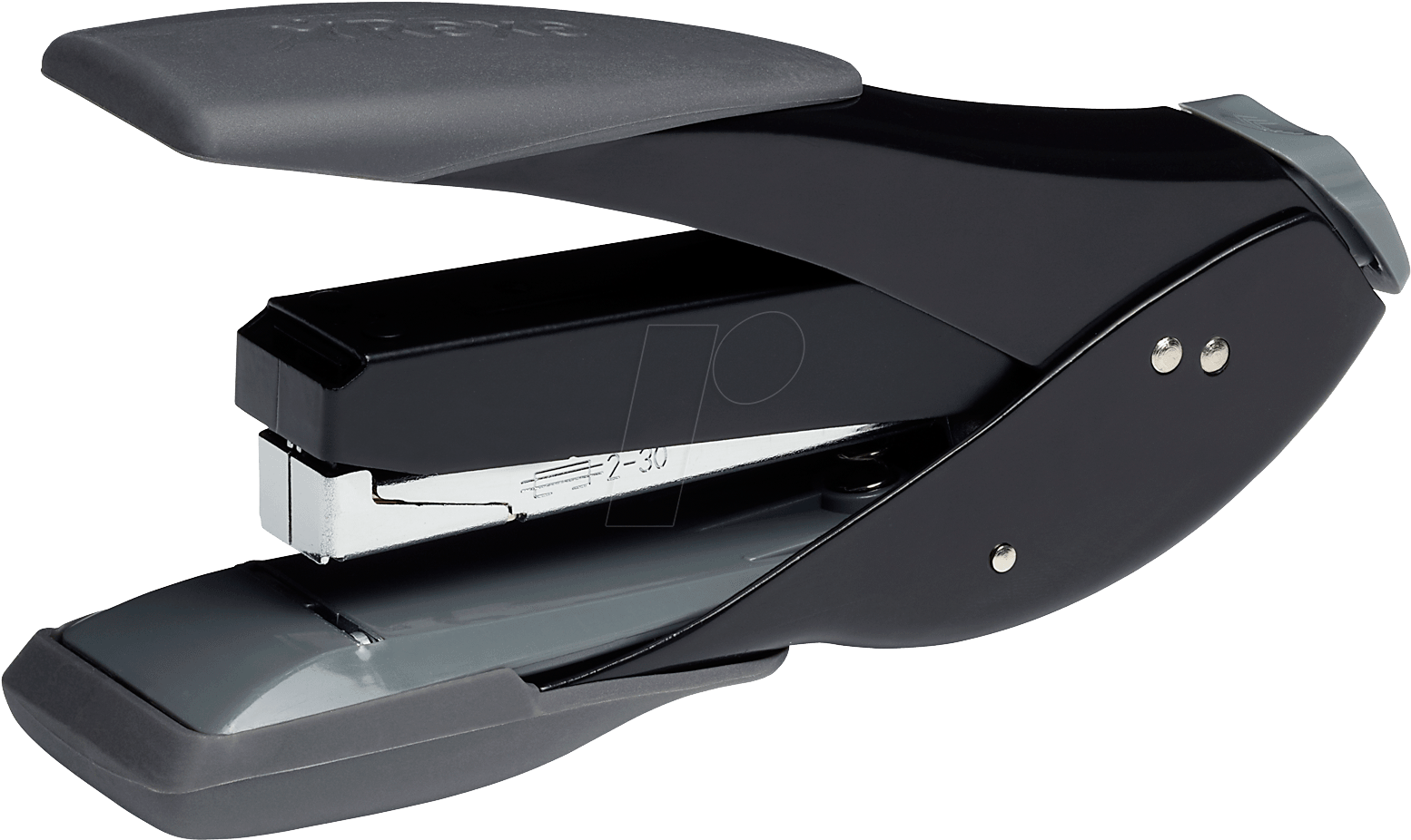 Easy Touch 30 Stapler, Black/grey Rexel - Rexel Easy Touch 30 Half Strip Stapler (black And Grey) (1560x941), Png Download