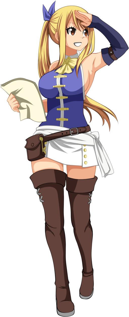 Lucy Heartfilia En El X 792 - Natsu Y Lucy Deviantart (596x1341), Png Download