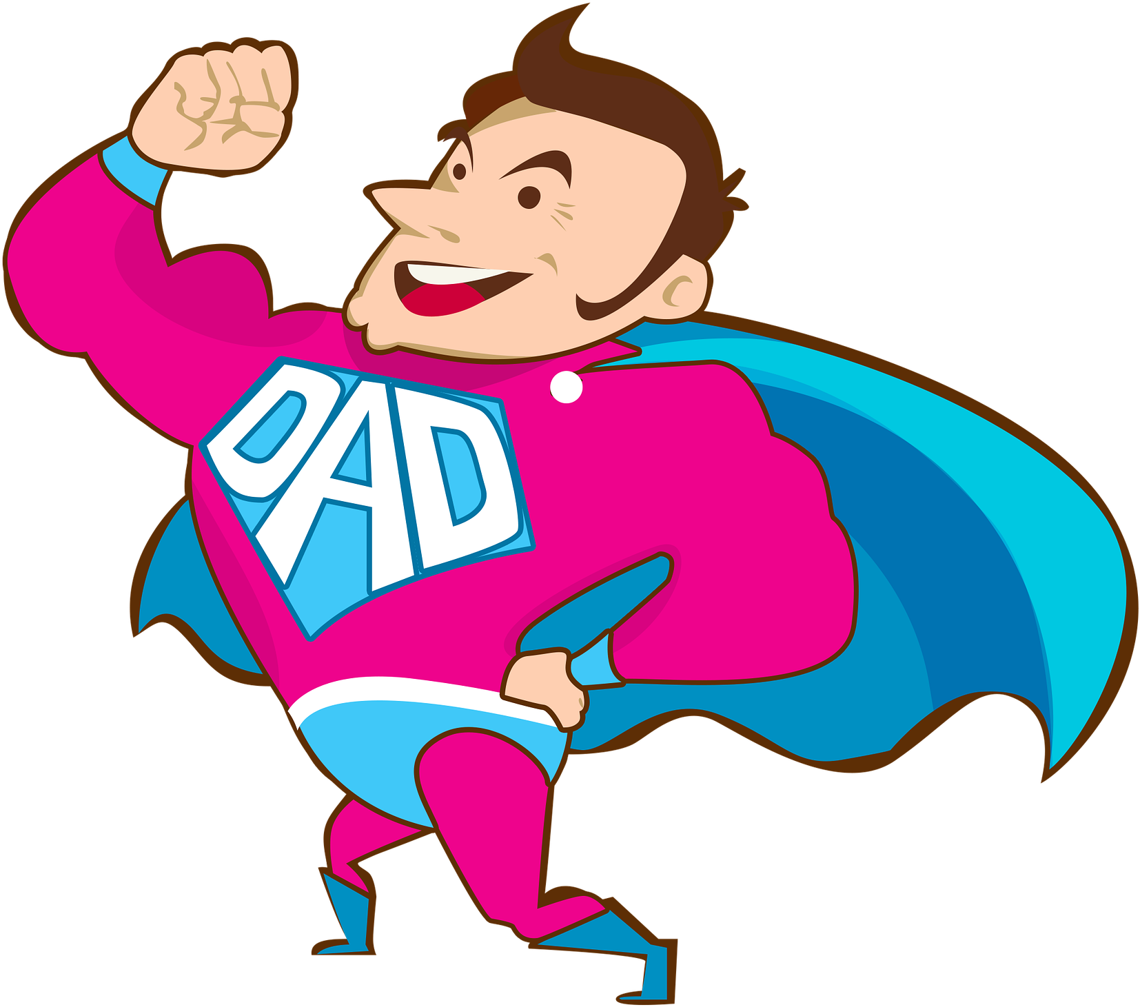 Funny Gifts For Dad - Dad Clipart (1920x1886), Png Download