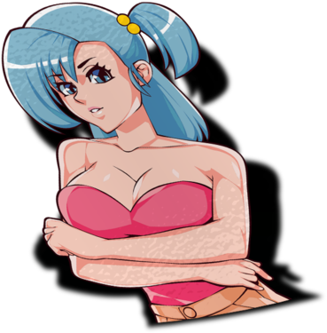 Bulma Peeker Sticker (1280x1280), Png Download